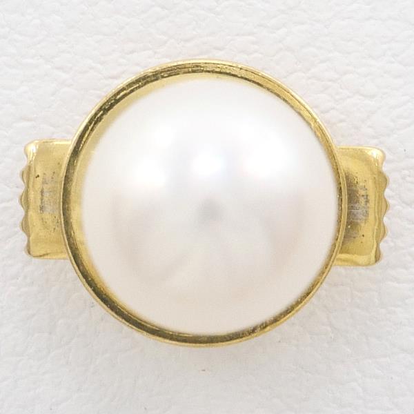 18K Yellow Gold Pearl Brooch for Women - Elegant Vintage Pearl Pin for Dresses, Jackets & Scarves - Perfect Gift for Mother's Day, Weddings & Special Occasions