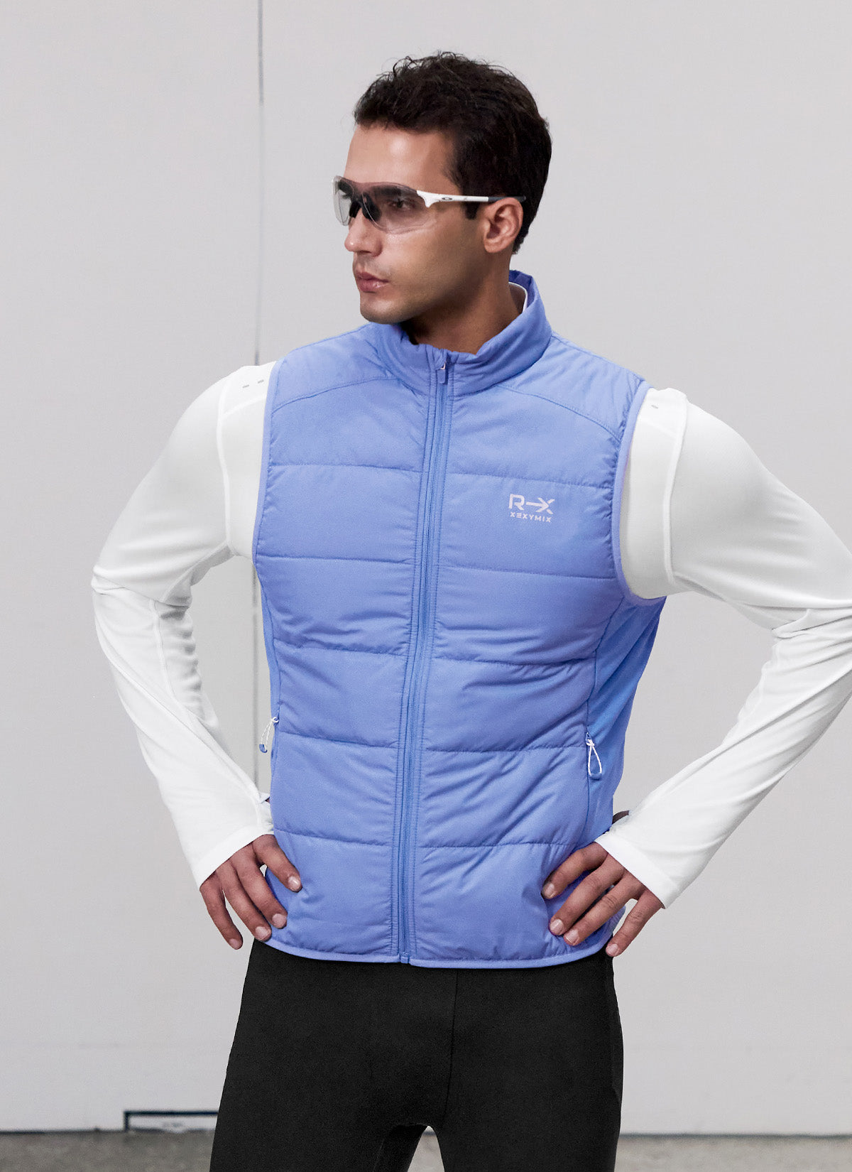 Men's Lightweight Padded Vest for Outdoor Activities - RX Comfortable & Stylish Jacket for Hiking, Running, and Casual Wear