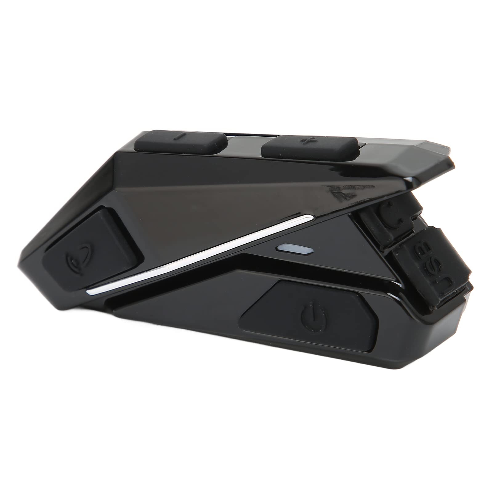 Wireless Bluetooth Motorcycle Helmet Headset - BT 5.0 Hands-Free Communication, Noise Cancelling & Waterproof for Outdoor Riding - Music & Call Control - Perfect for Motorcycle, Scooter & Bike Riders (Ideal for Long-Distance Touring & Group Riding)