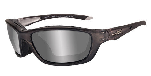 Wiley X Brick Safety Sunglasses - Polarized UV Protection Glasses for Outdoor Sports & Work - Ideal for Cycling, Running, Construction & Shooting