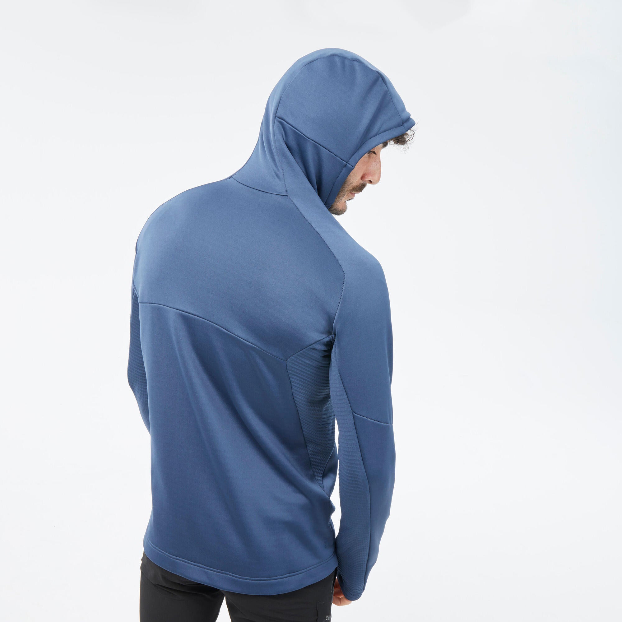 Quechua Men's MH520 Hooded Fleece Jacket for Hiking & Outdoor Adventures - Warm & Comfortable for Camping, Trekking & Winter Sports