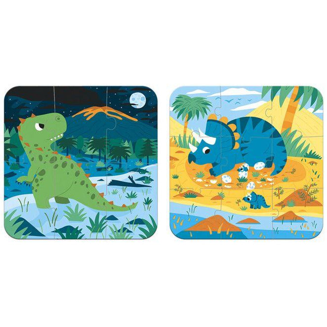 Dinosaur Puzzle Set - 4 Progressive Puzzles in One Box for Kids, Educational Toy for Learning & Fun | Perfect for Birthday Gifts & Classroom Activities