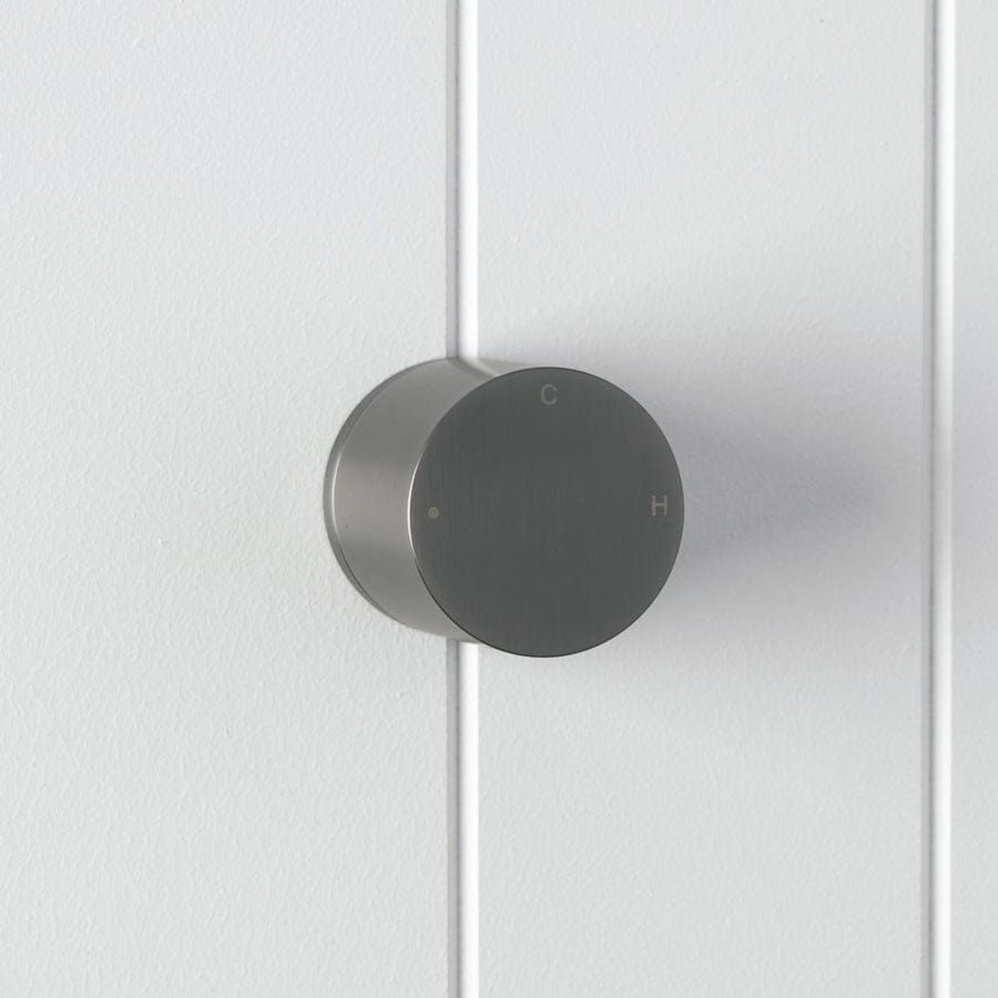 Progressive Round Wall Mixer in Gunmetal Finish - Perfect for Kitchen, Bathroom, and Commercial Use