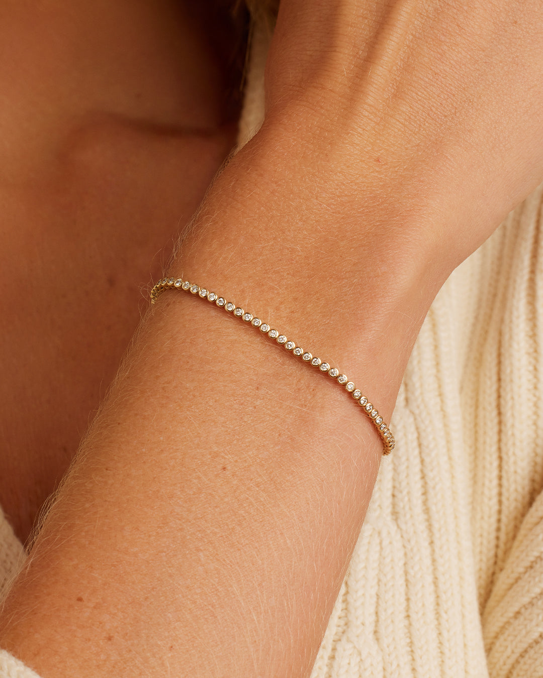 Elegant Classic Diamond Tennis Bracelet for Women - Perfect for Weddings, Parties & Everyday Luxury Jewelry