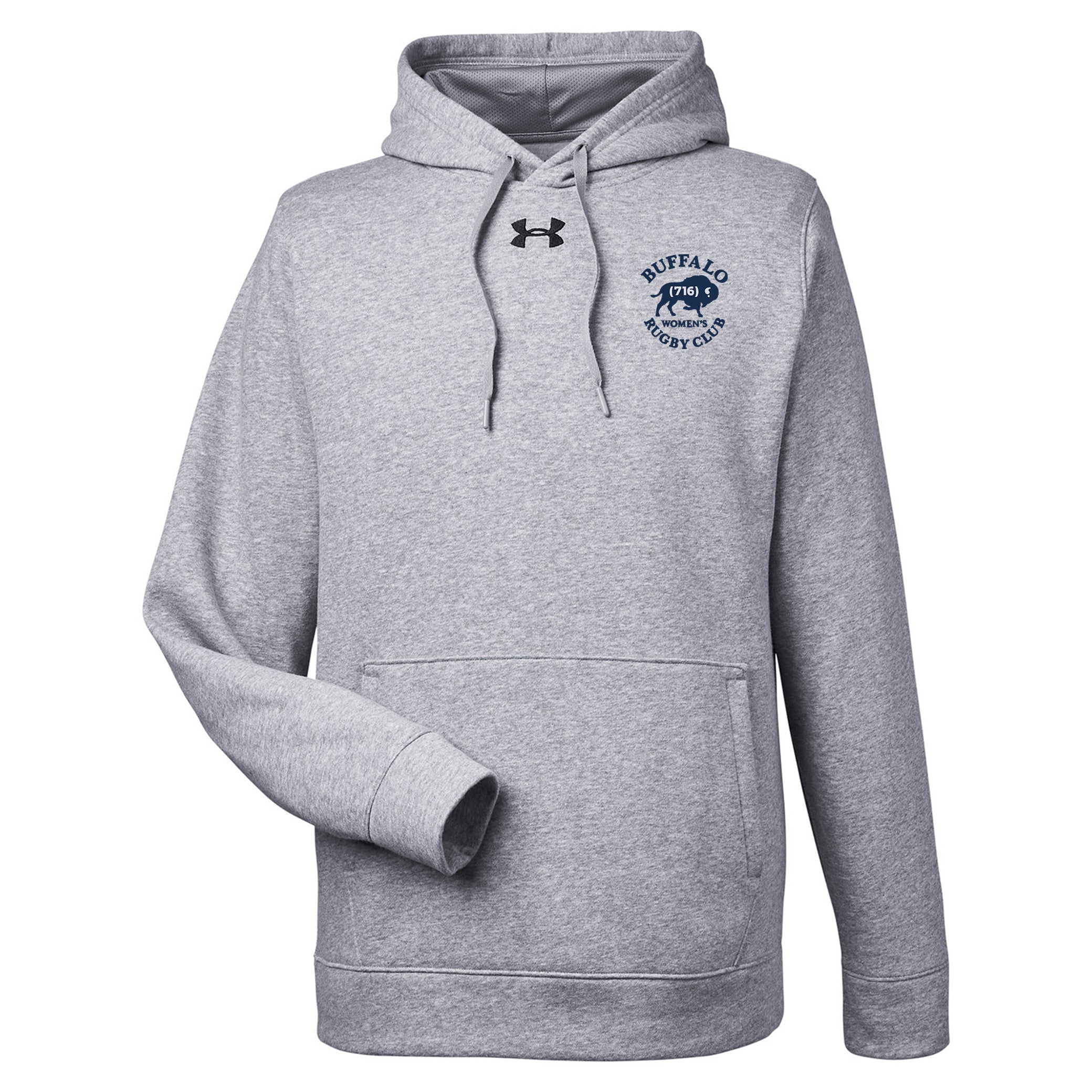 Buffalo WRC UA Hustle Hoodie - Men's Athletic Pullover Sweatshirt for Workout & Streetwear | Comfortable Fleece Lined Hooded Sweater for Gym, Running & Casual Wear