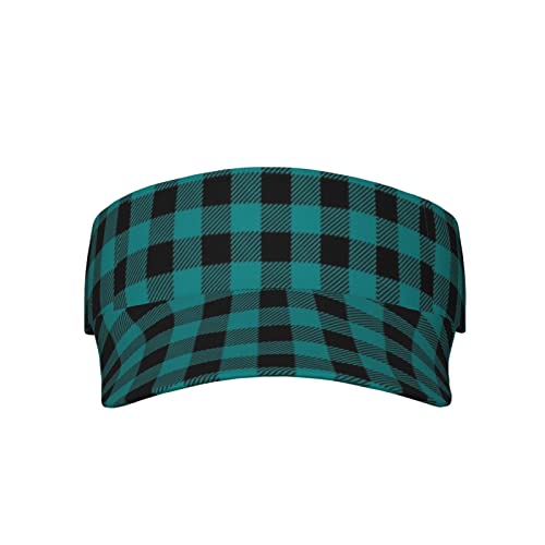 Teal Black Plaid