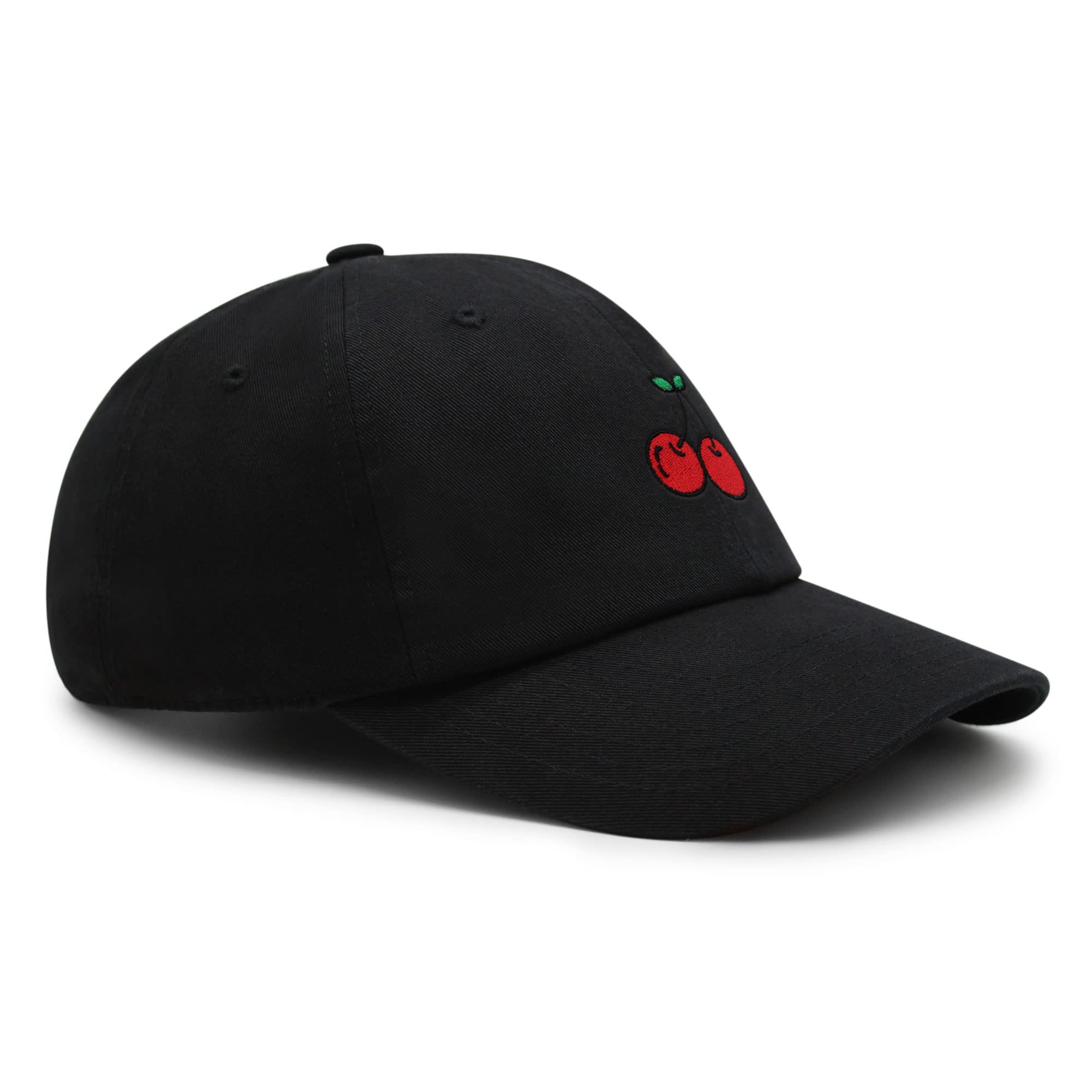 Premium Embroidered Dad Hat - JPAK Cherries Baseball Cap for Men & Women - Stylish Fruit Design for Outdoor, Casual & Sports Wear