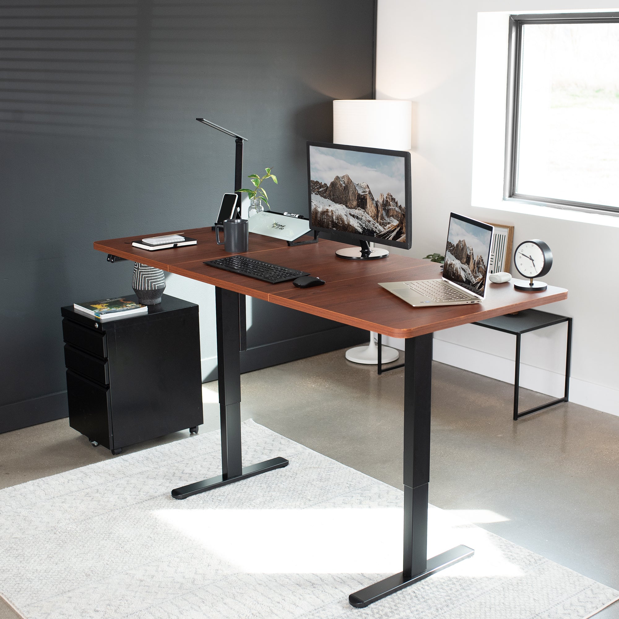 0B Series 71 x 30 Inch Electric Standing Desk with 2-Button Controller - Perfect for Home Office, Gaming & Workspace Ergonomics