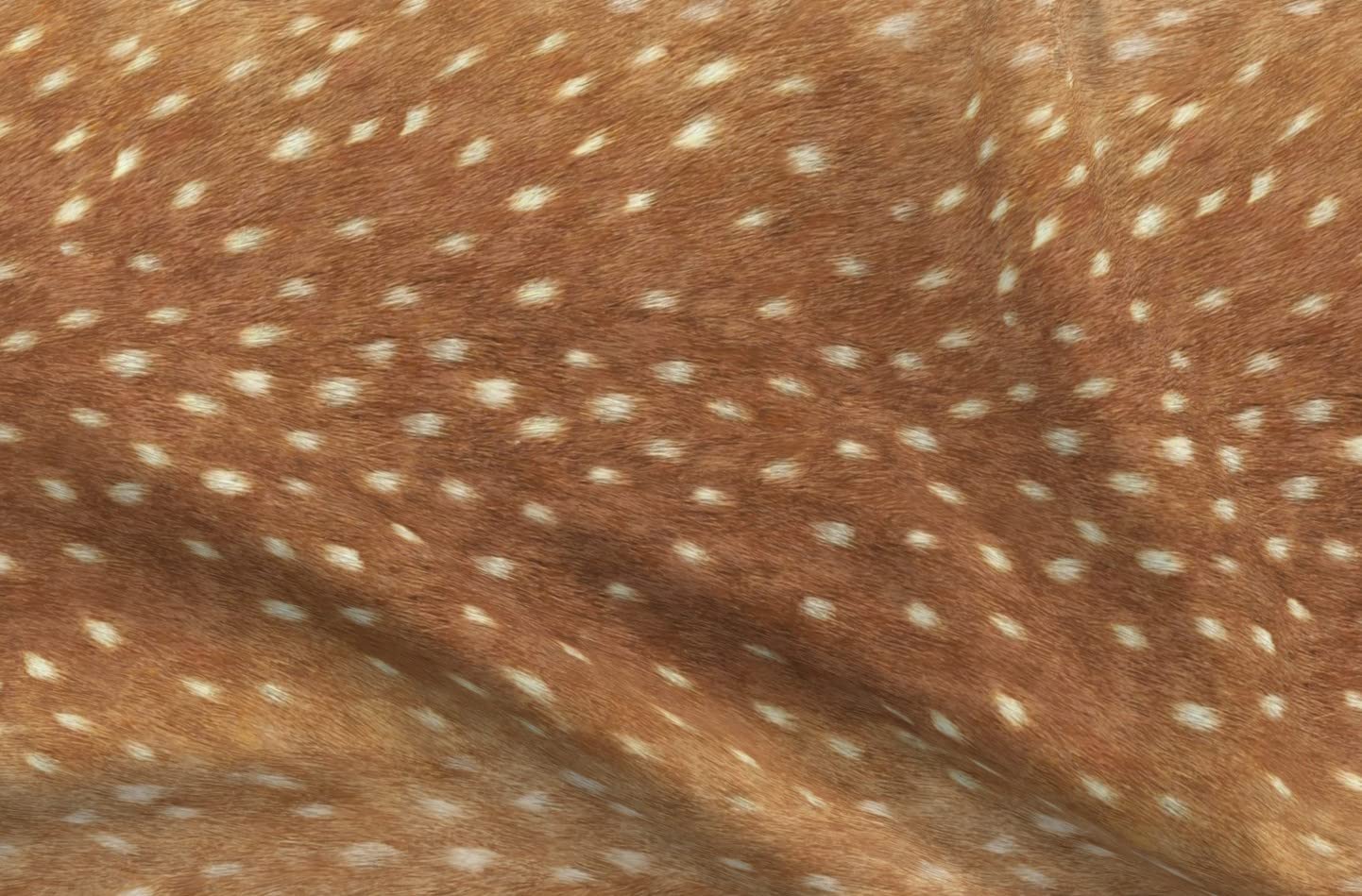 Soft Deer Hide Spring Fawn Railroad Skin Animal Willow Printed Chiffon Fabric by The Yard - Premium Spoonflower Fabric for Sewing, Fashion Apparel, Dresses & Home Decor - Perfect for DIY Projects, Quilting and Nursery Decor
