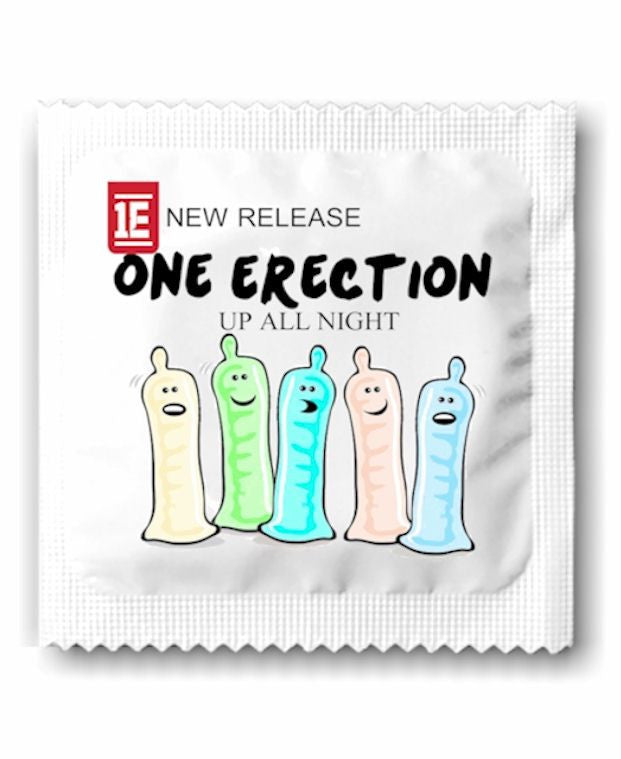 One Erection Condoms | Up All Night | Premium Latex Condoms for Extended Pleasure & Protection | Perfect for Late-Night Romance & Intimate Moments