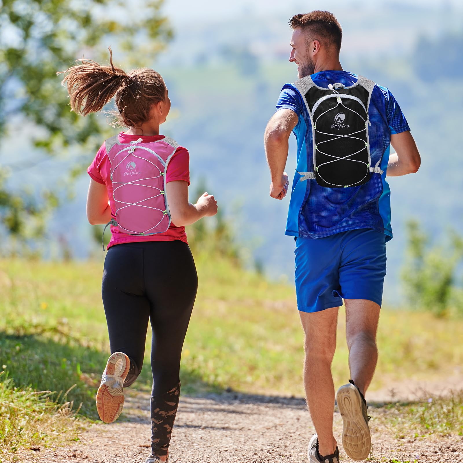 **2L Lightweight Hydration Backpack for Running, Hiking, Camping & Biking – Water Vest with Bladder for Men & Women – Perfect for Festivals, Outdoor Adventures & Sports**