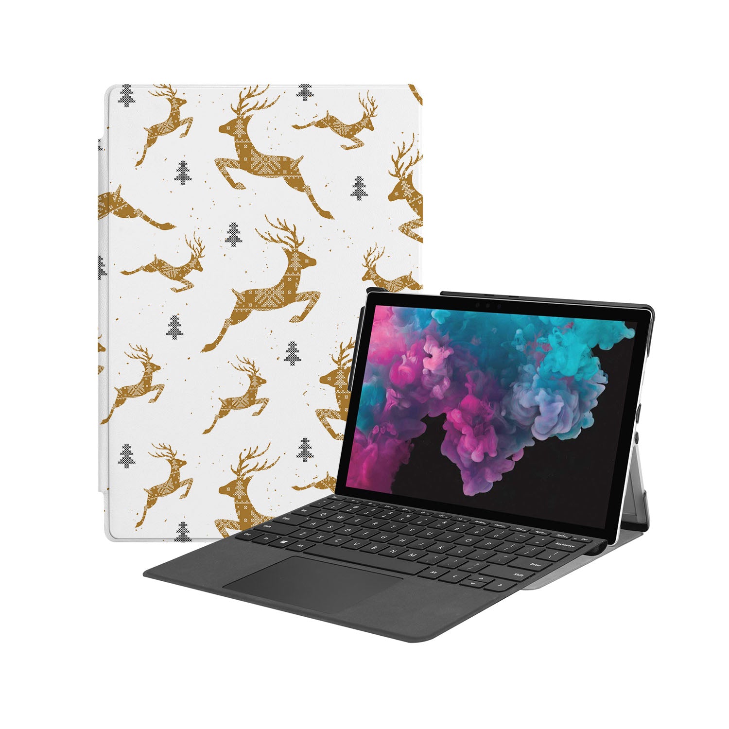 Microsoft Surface Pro Case - Durable Protective Cover for Surface Pro 7/6/5/4/3 - Perfect for Christmas Gifts, Work, School & Travel