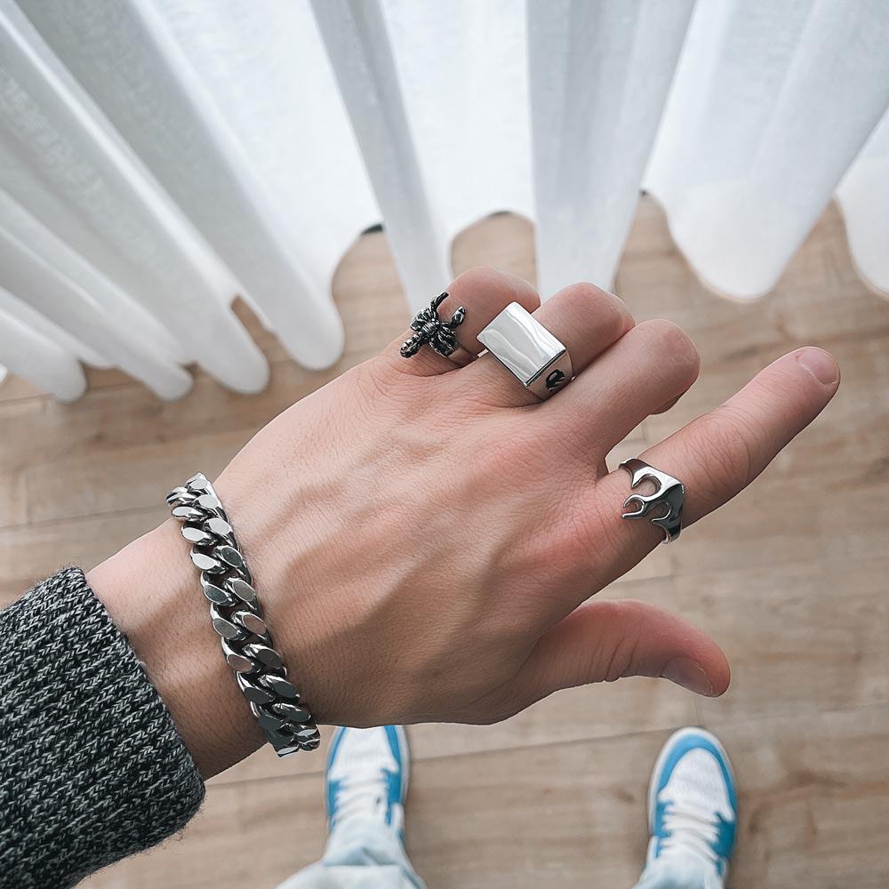 Unique Men's Rings for Wedding, Engagement & Fashion - Handcrafted Stainless Steel & Tungsten Bands for Everyday Wear & Special Occasions