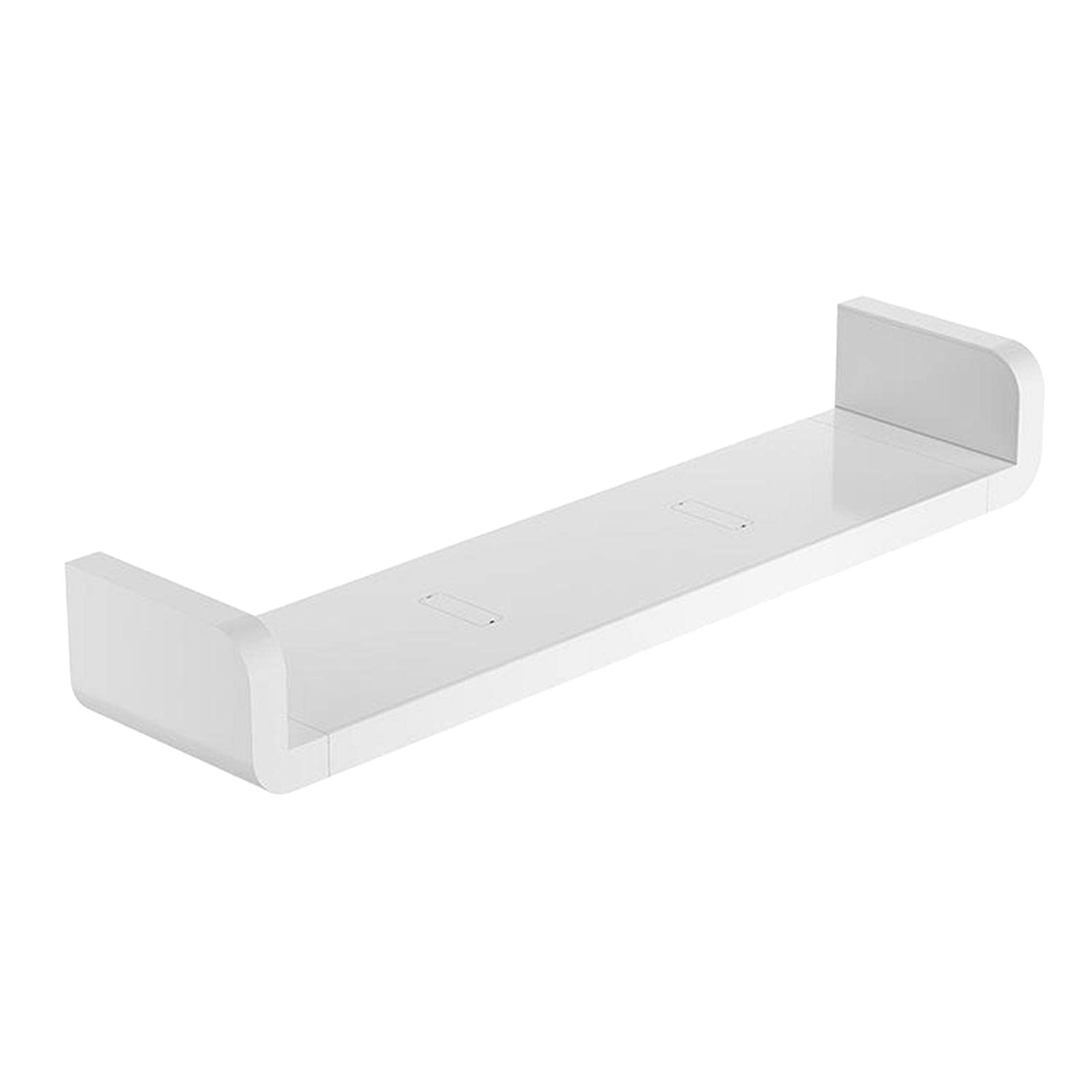 Wall Mounted U-Shaped Non-Drilling Adhesive Bathroom Organizer | Floating Shelves for Home, Kitchen & Bathroom Storage (18.5 Inches) | Perfect for Small Spaces, Shower Caddies & Vanity Organization