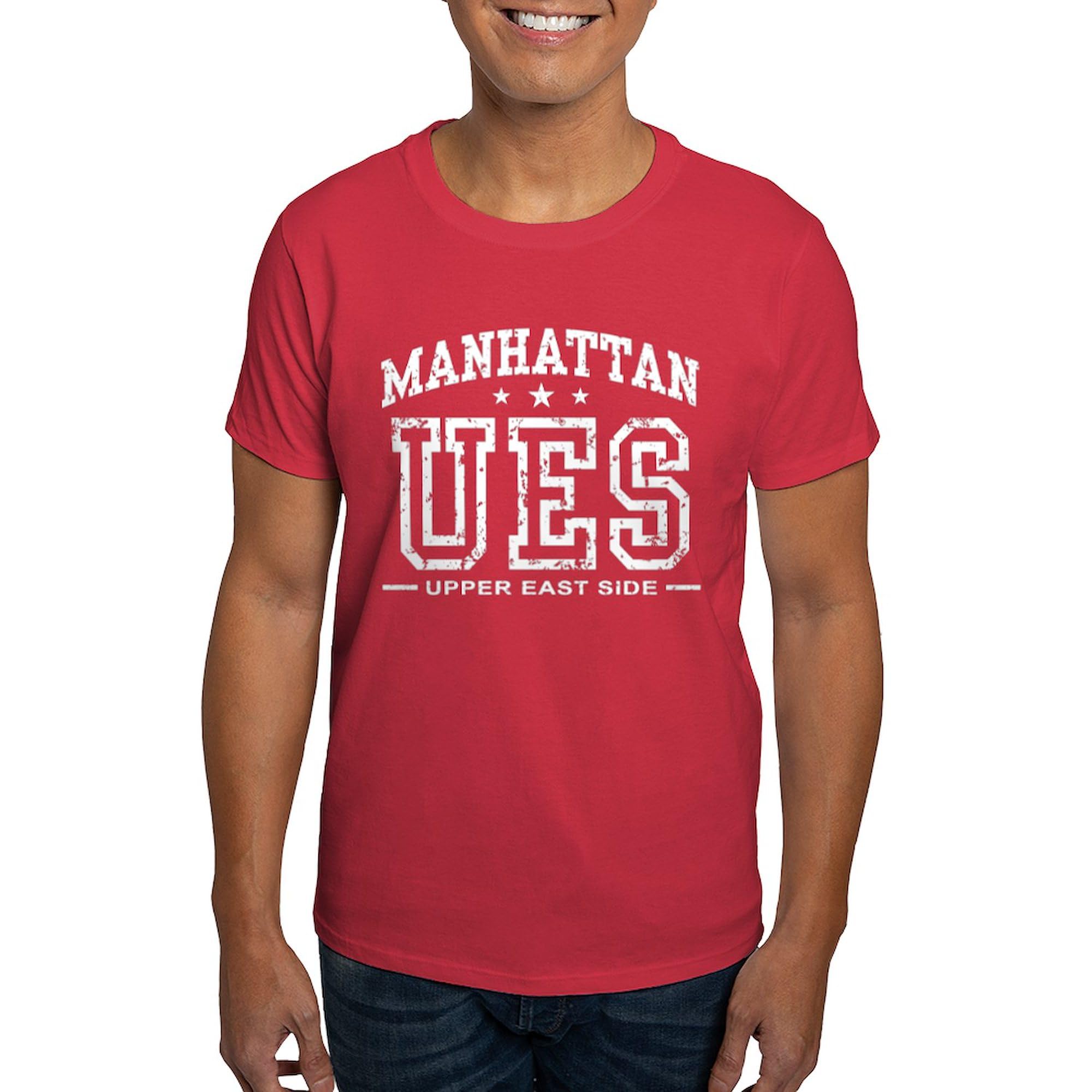 Upper East Side Dark T-Shirt for Men - 100% Cotton Classic Graphic Tee | Casual Wear, Street Style & Everyday Comfort