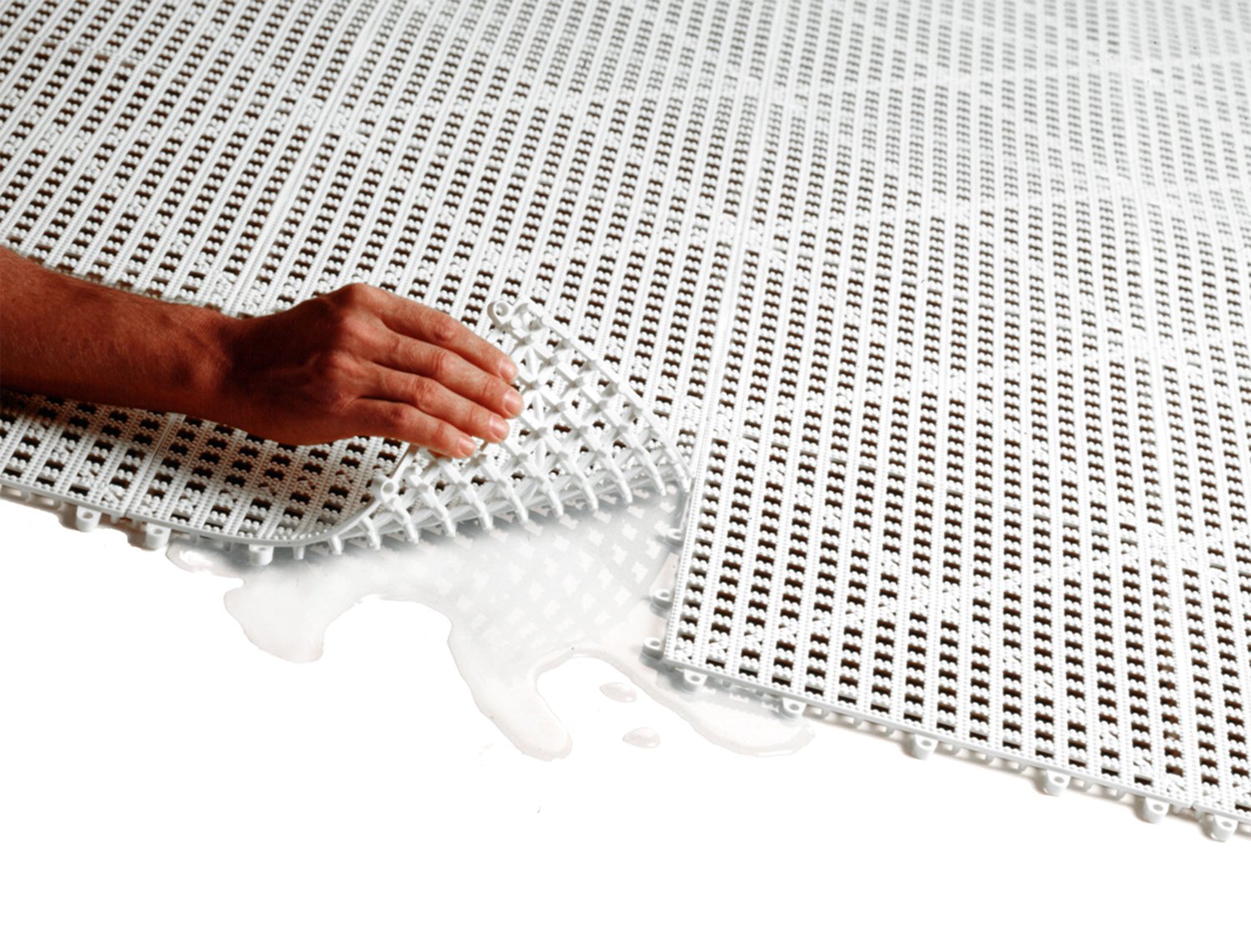 Dri-Dek® 3'x4' Interlocking Gray Flooring Sheets for Patio, Lanai & Pool Deck - Durable, Non-Slip Outdoor & Indoor Use