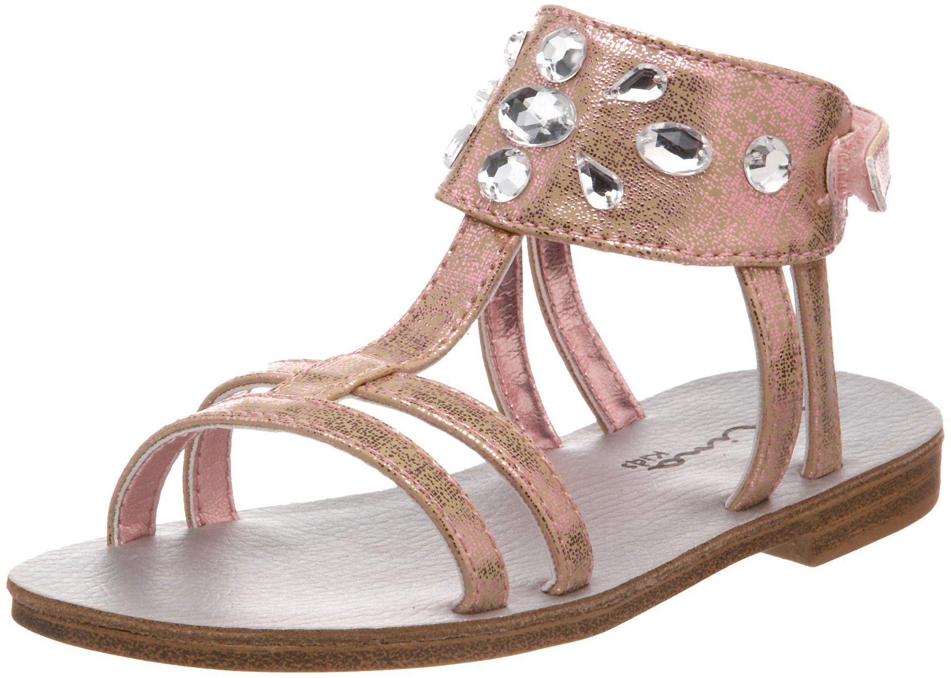 Nina Lovely Sandal for Toddler Little Kid Big Kid - Comfortable Girls Summer Sandals with Adjustable Straps for Beach, Park & Outdoor Play