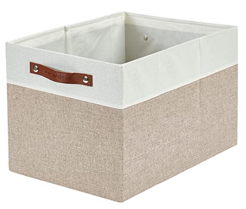 Beige and White