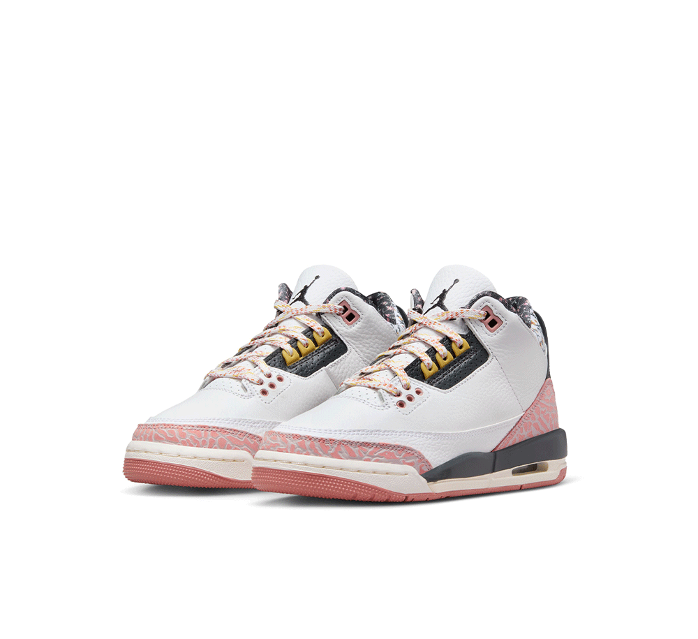 AIR JORDAN 3 RETRO (GS) Basketball Shoes for Kids - Lightweight Sneakers for Boys & Girls - Perfect for School, Sports & Casual Wear
