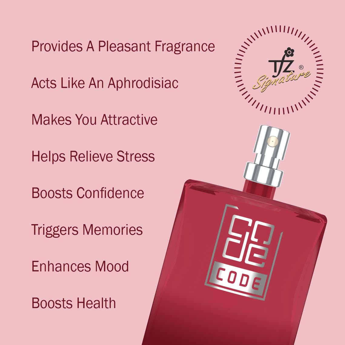 Code Red TFZ Apparel Perfume Spray - Long Lasting Fragrance for Clothes & Fabrics | Eliminate Odors & Refresh Wardrobe | Perfect for Gym Bags, Travel & Daily Use