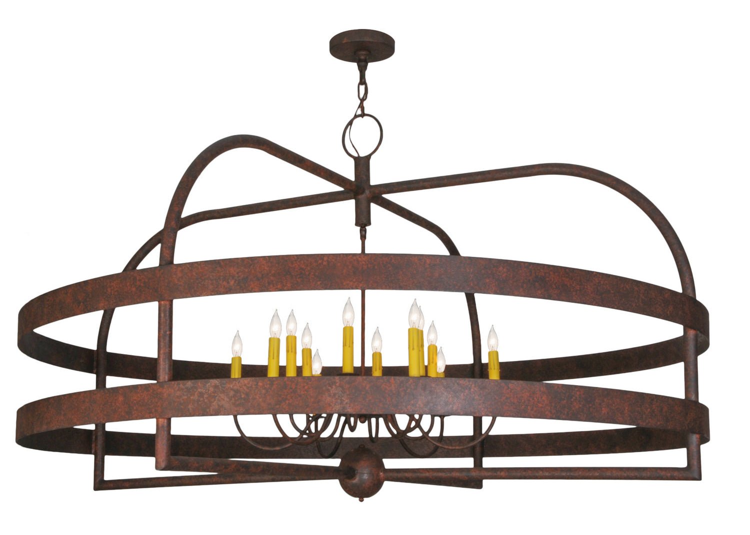 12-Light Modern Pendant Lighting Fixture - Elegant Chandelier for Dining Room, Kitchen Island & Living Room Decor