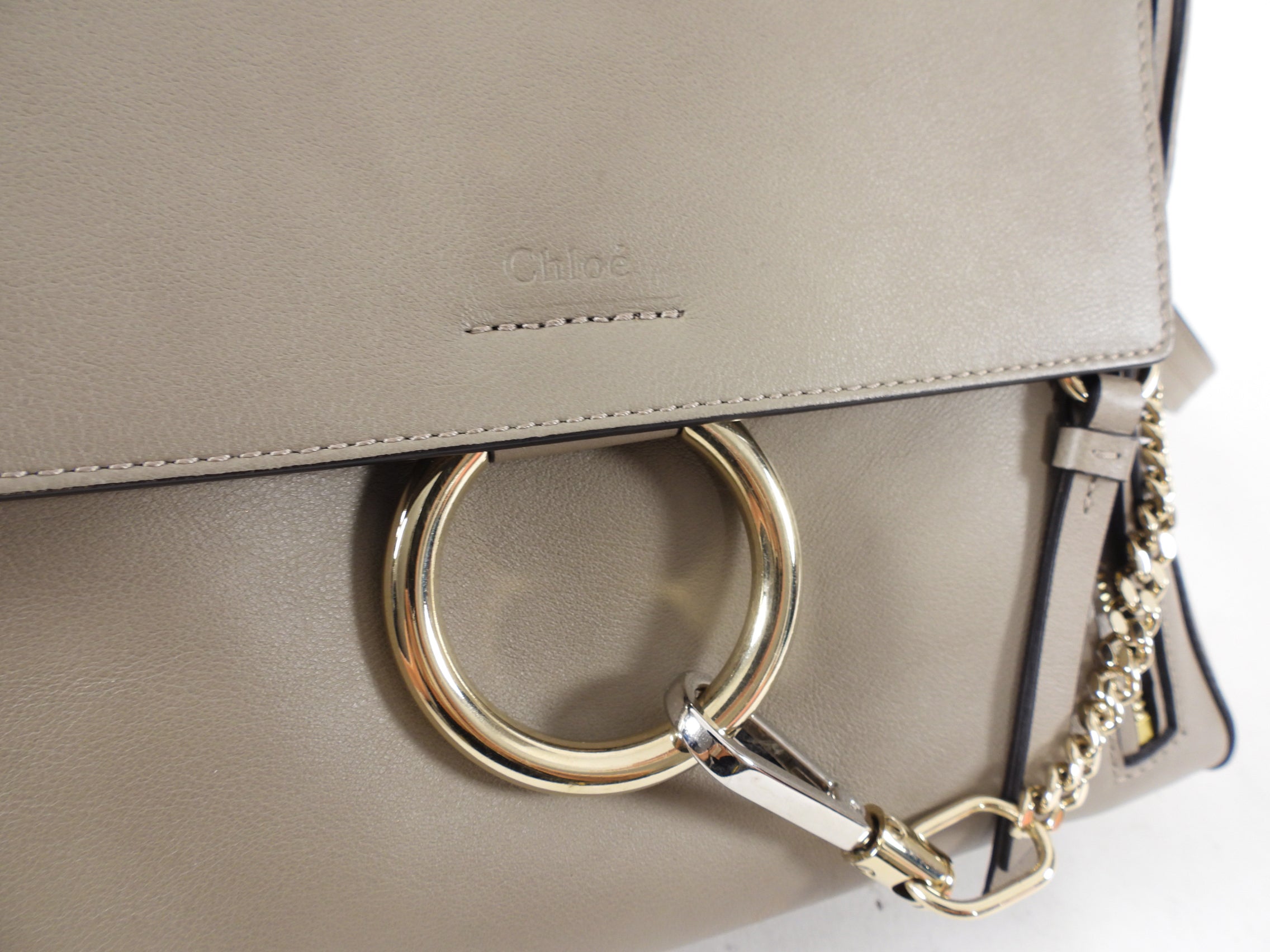 Chloe Faye Double Carry Bag Genuine Smooth Calfskin Leather - Perfect for Work, Travel & Everyday Use