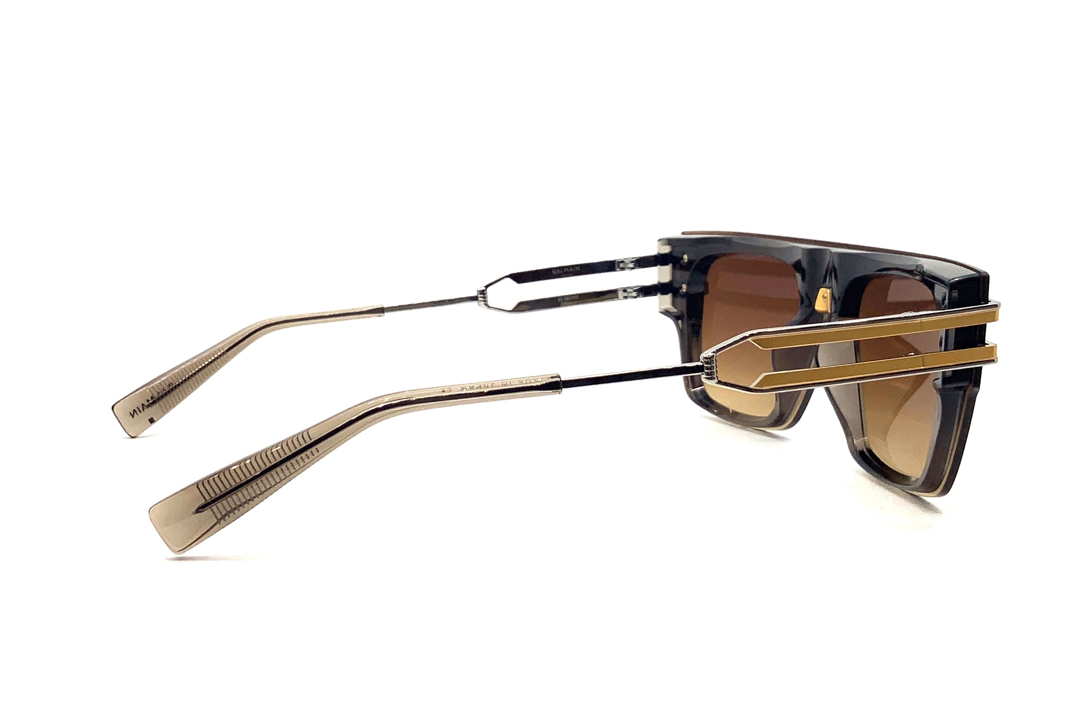 Balmain Soldat Brown Palladium Sunglasses - Luxury Designer Shades for Men & Women - Perfect for Outdoor, Travel & Fashion