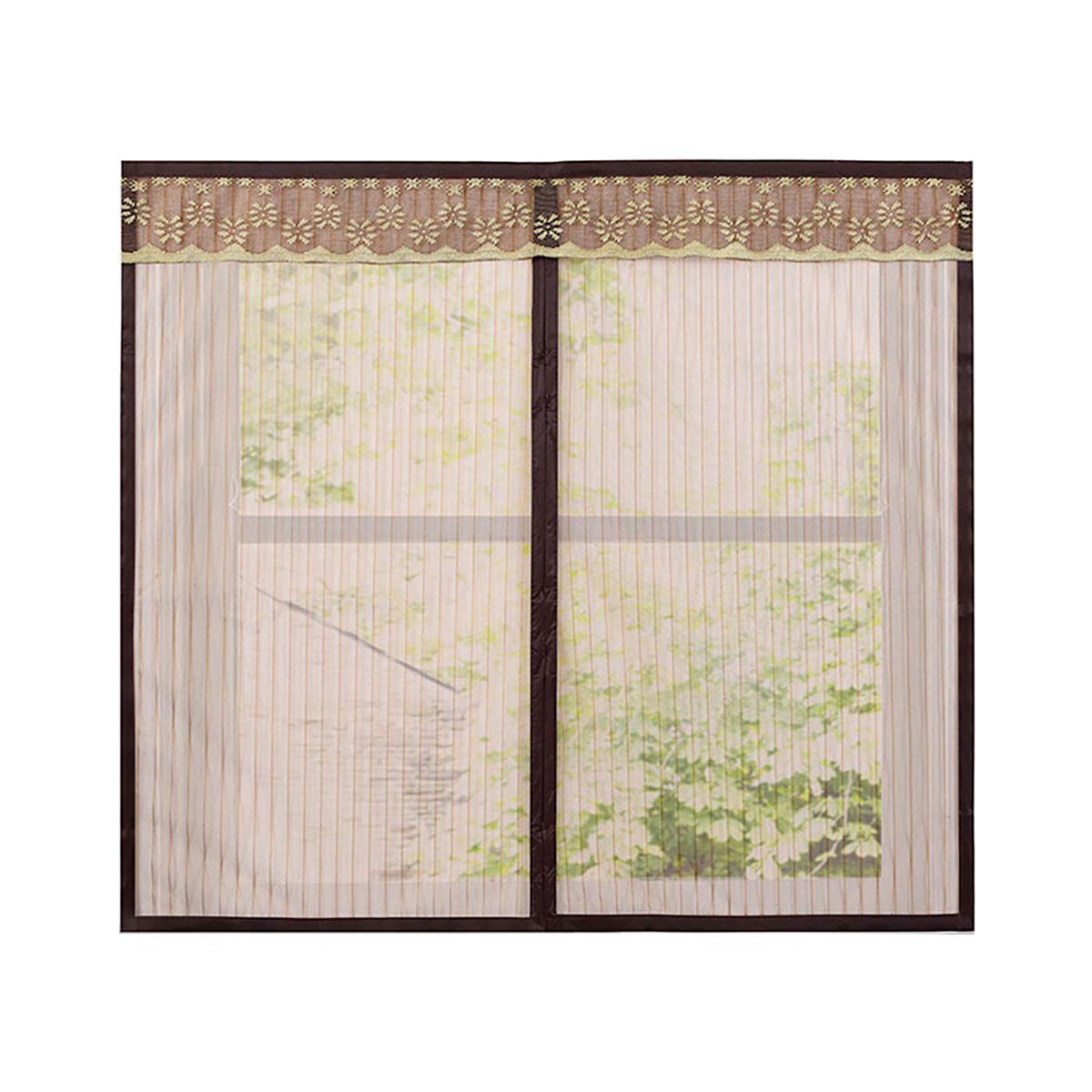 ECYC Self-Adhesive Magnetic Window Screen - Invisible Mesh Door Curtain for Bug Protection | Perfect for Homes, Apartments & RVs (Easy Install, No Tools Needed)