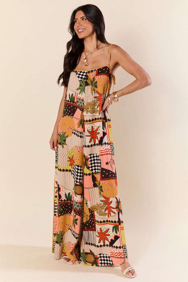 Stylish Sewn Soul Patchwork Jumpsuit for Women - Boho Chic Romper with Unique Design | Perfect for Festivals, Beach Vacations & Summer Outfits