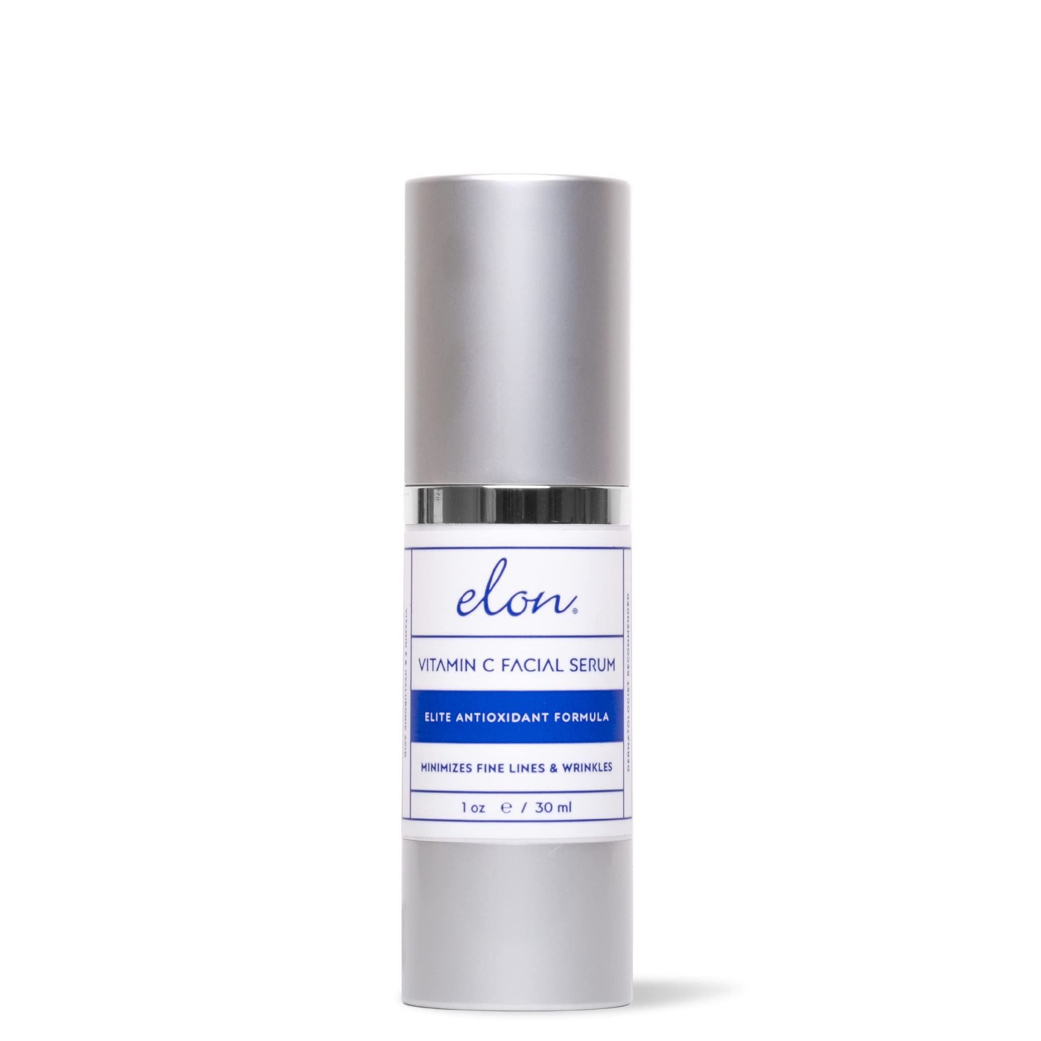 Elon Vitamin C Serum for Face - Anti Aging Serum to Reduce Fine Lines & Wrinkles, Improve Skin Texture & Boost Collagen - 1 oz | Brightening Facial Serum for Day & Night Use, Perfect for Dry & Dull Skin Care Routine