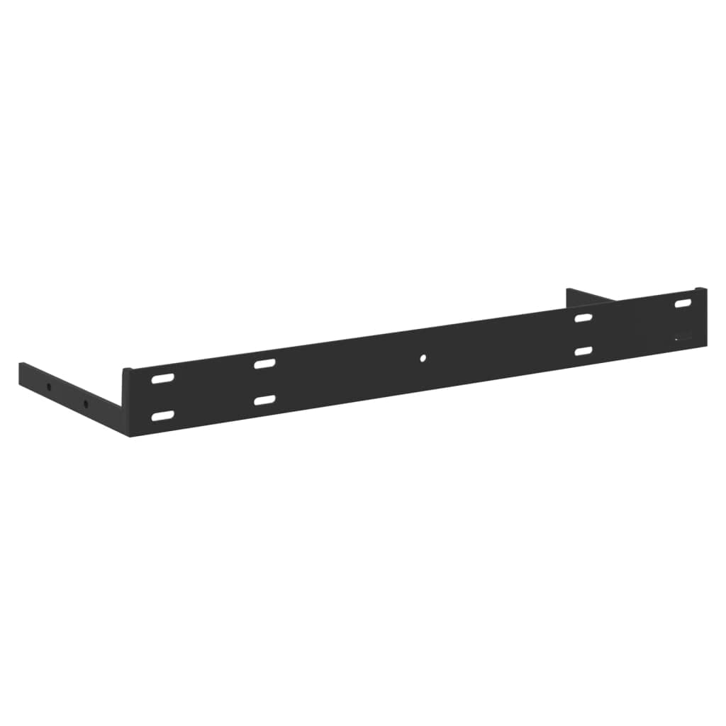 Floating Shelf Wall Mount - 2 Pack Concrete Gray MDF Shelves 19.7
