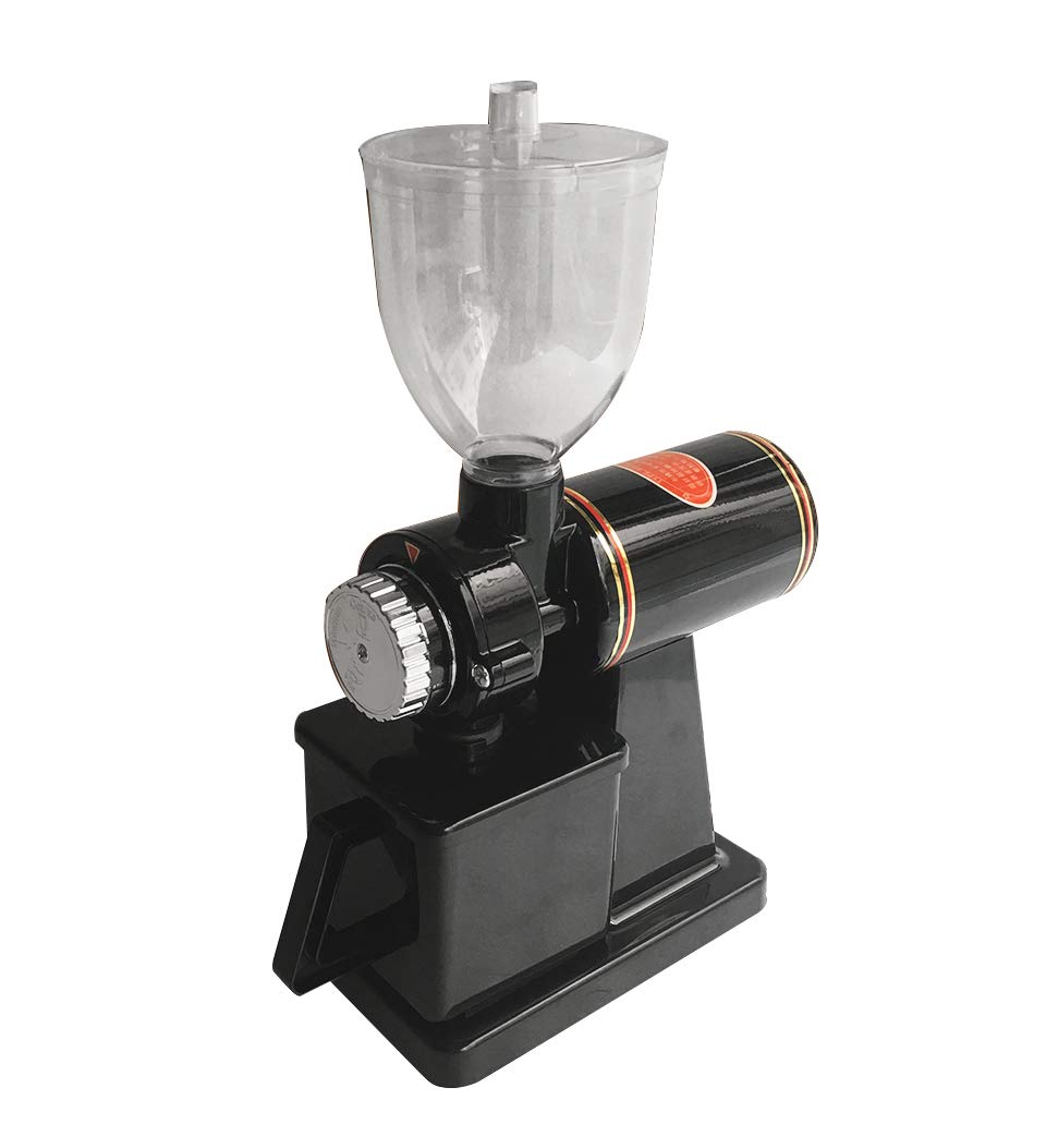 Huanyu 250G Electric Coffee Grinder - Commercial & Home Burr Grinder with 8 Adjustable Settings, 200W Motor, Anti-Jumping Design for Espresso, French Press, Cold Brew & Drip Coffee Makers - Perfect for Coffee Shops, Restaurants & Home Baristas