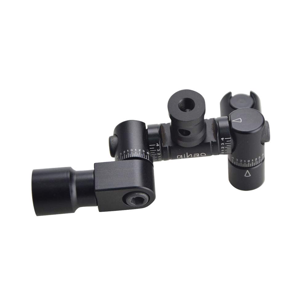 AMEYXGS Adjustable Aluminum Alloy V-Bar Mount for Archery - Double Side Quick Disconnect Stabilizer Bar, Reduces Vibration Noise & Improves Bow Stability | Perfect for Target Practice, Hunting, and Competitive Shooting