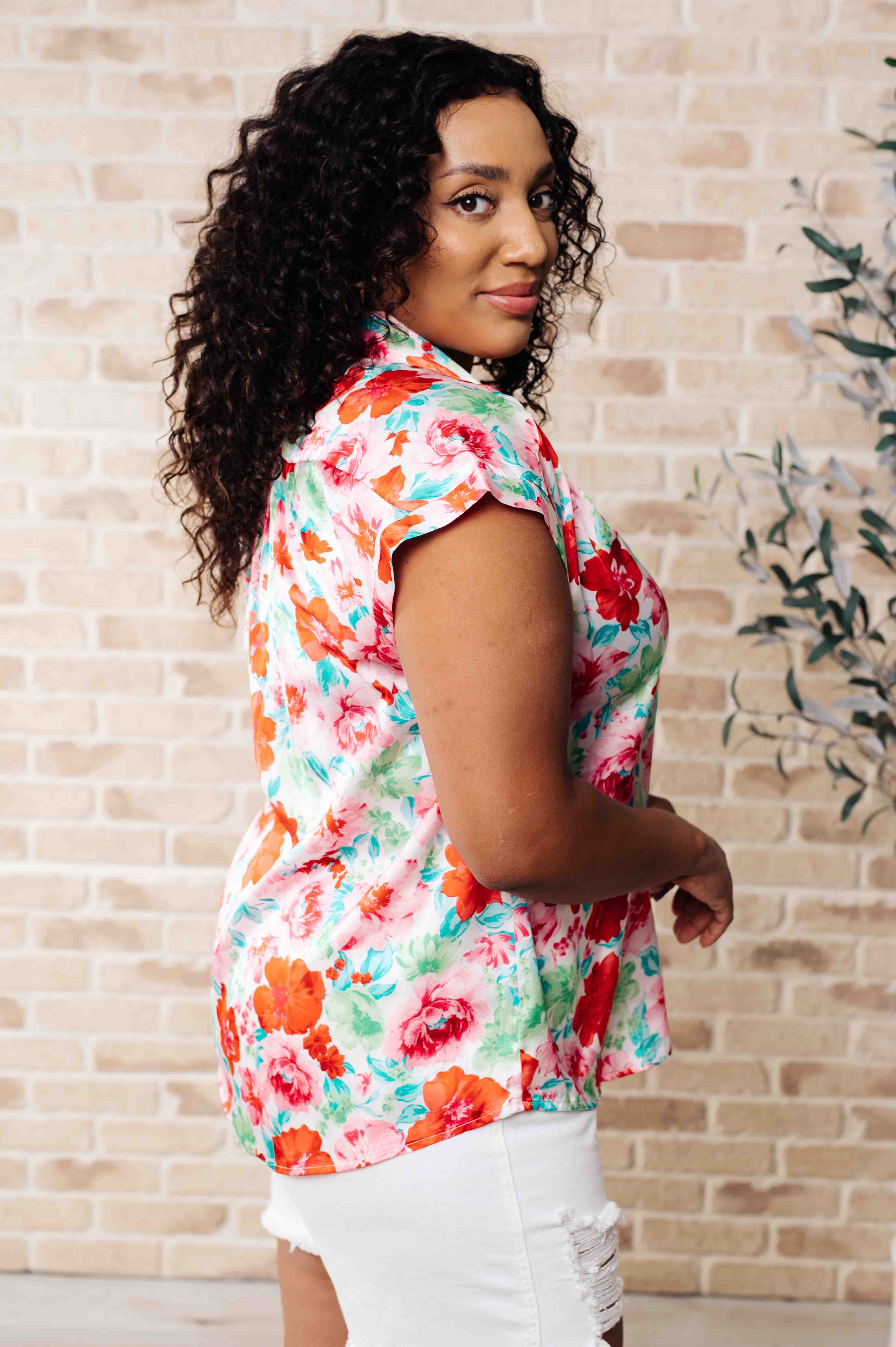 I Melt With You Collared Blouse - Elegant Women's Office Wear & Casual Blouse for Work & Date Night