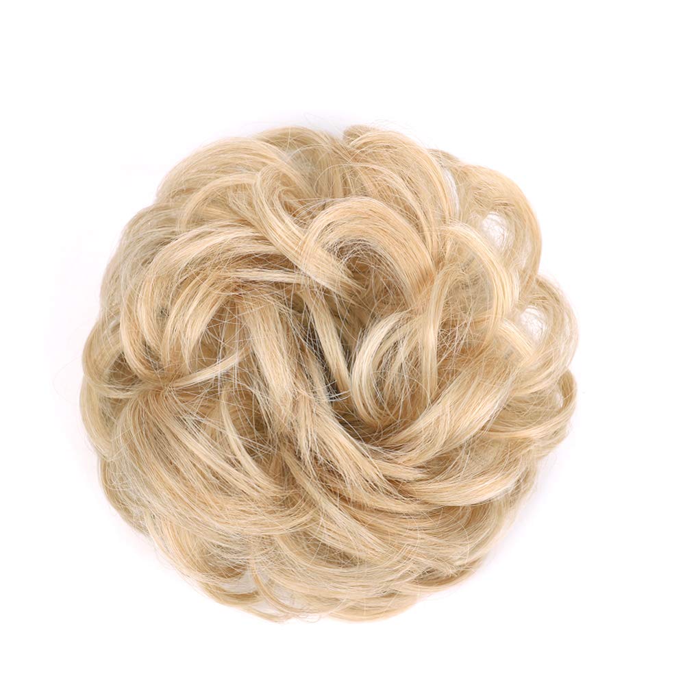 Curly Synthetic Messy Hair Bun Hair Scrunchies Extension - Perfect for Messy Bun Hairstyles, Ponytail Accessories & Everyday Hair Styling