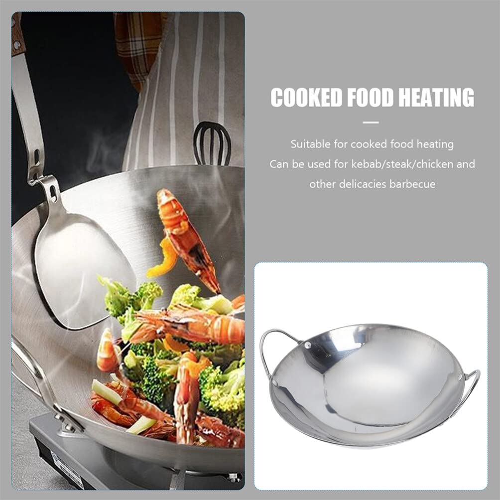 Stainless Steel Griddle Pot - Kitchen Cookware for Hot Pot & Korean BBQ