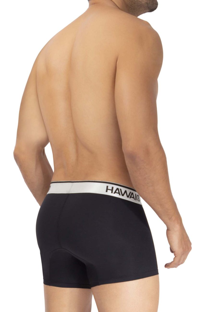 Hawai Men's Microfiber Boxer Briefs - Ultra Soft Breathable Underwear (Pack of 3) - Perfect for Workout, Travel & Everyday Comfort