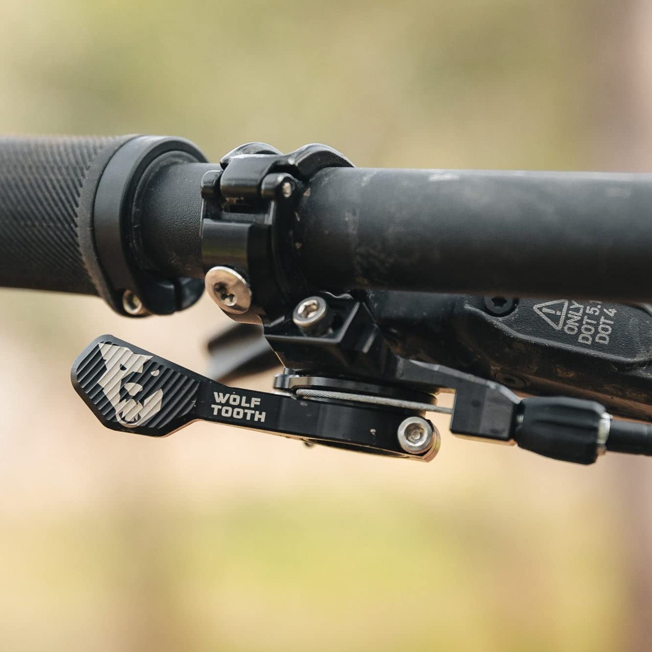 Wolf Tooth Remote Pro Lever for Hope Tech 4 - Premium Bike Dropper Post Remote - Perfect for Mountain Biking & Trail Riding