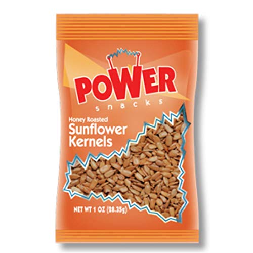 Premium Power Snacks Salted & Honey Roasted Sunflower Seeds - 1 oz. Pack (150 Count Bulk Case) - Healthy On-the-Go Snack for Office, Gym, Hiking & Road Trips
