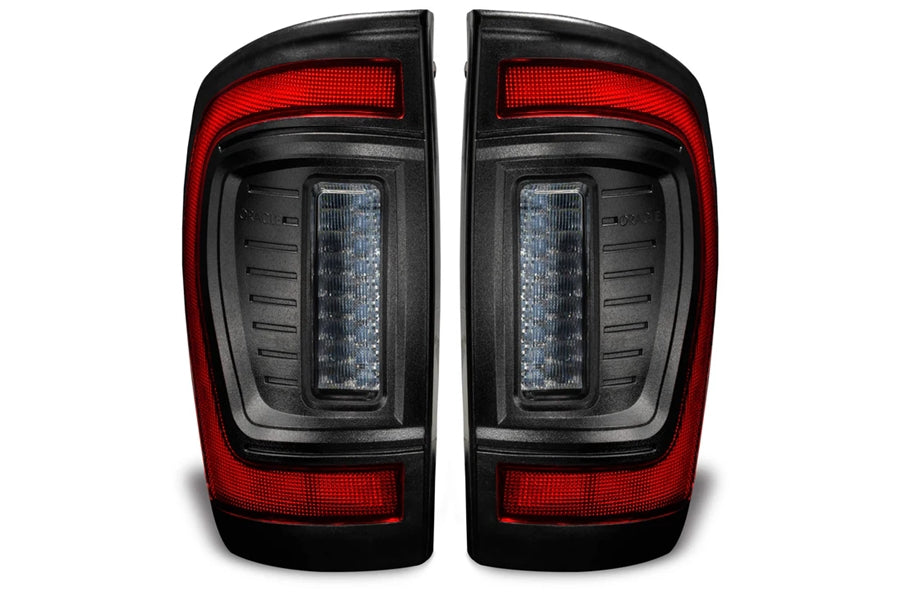 2016-2023 Toyota Tacoma Oracle Flush Mount LED Tail Lights - Smoked Lens, Sequential Turn Signal, Waterproof for Off-Road & Daily Driving