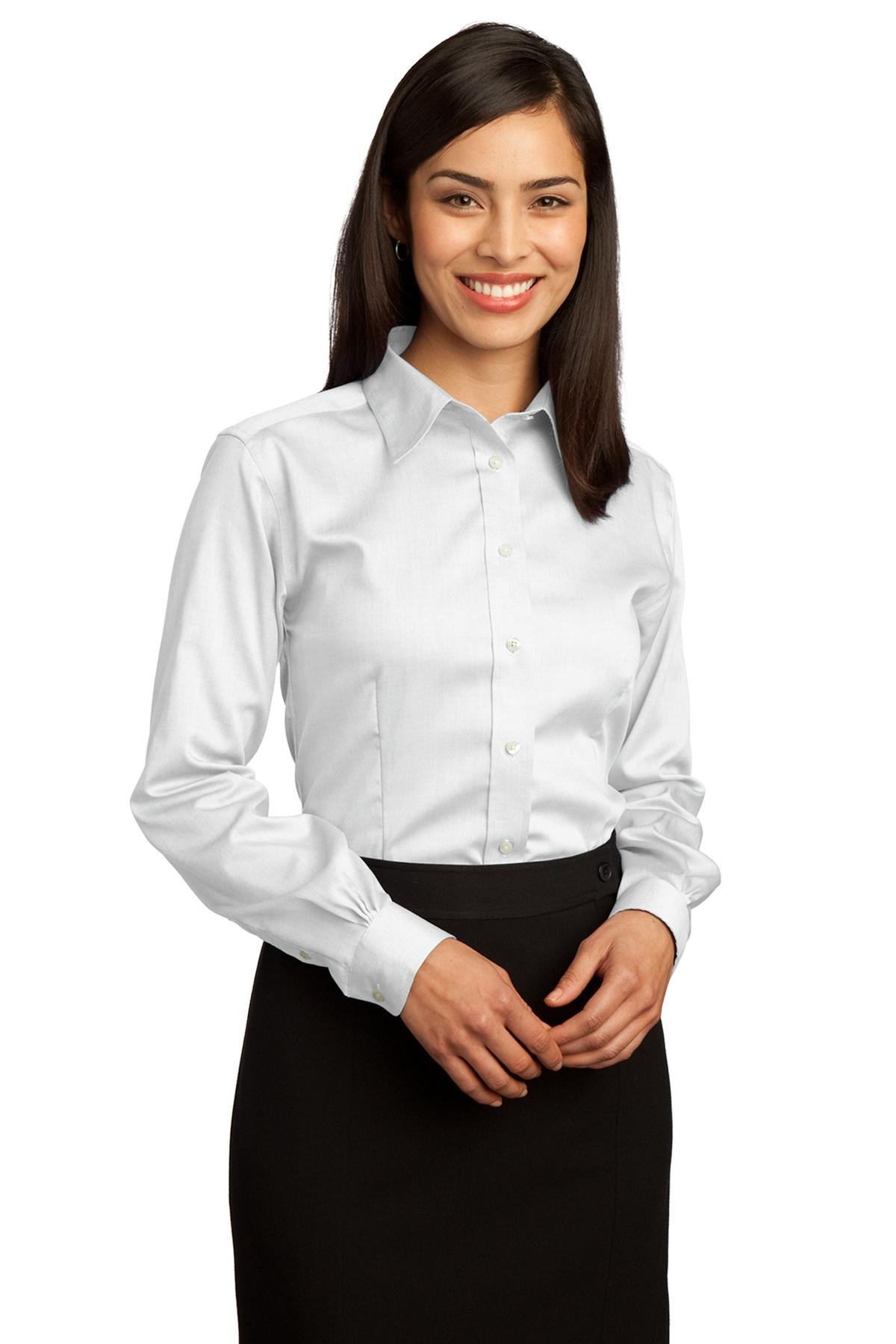 Red House Women's Non-Iron Pinpoint Oxford Shirt - Classic Comfort for Work, Office & Business Casual Wear