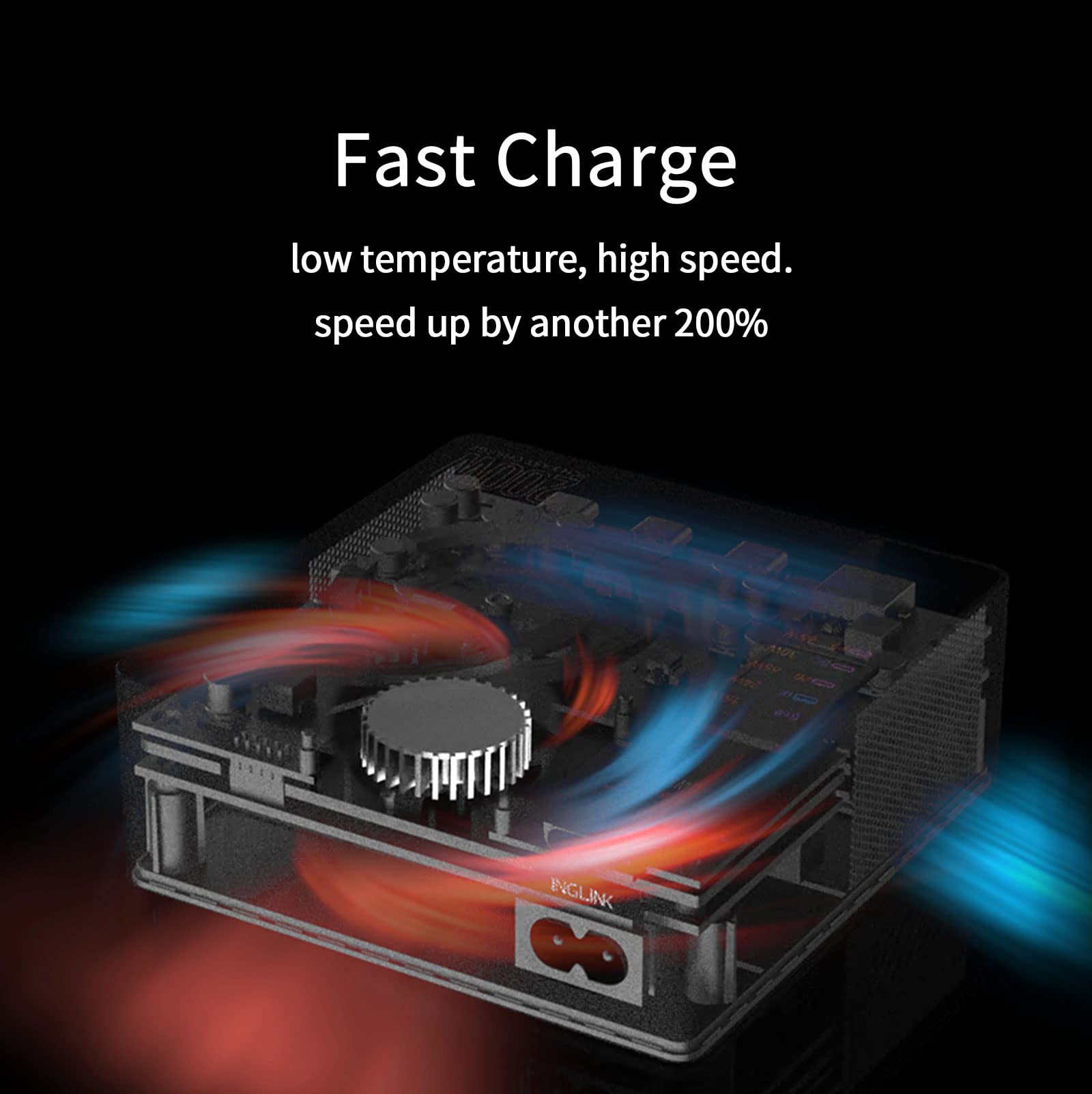 LIMETA 200W 5-in-1 USB Charging Station with 140W USB-C PD3.1, Wireless Charger & LCD Display - Fast Charger for iPhone, iPad, Apple Watch, Android & Multiple Devices - Perfect for Home, Office & Travel Use
