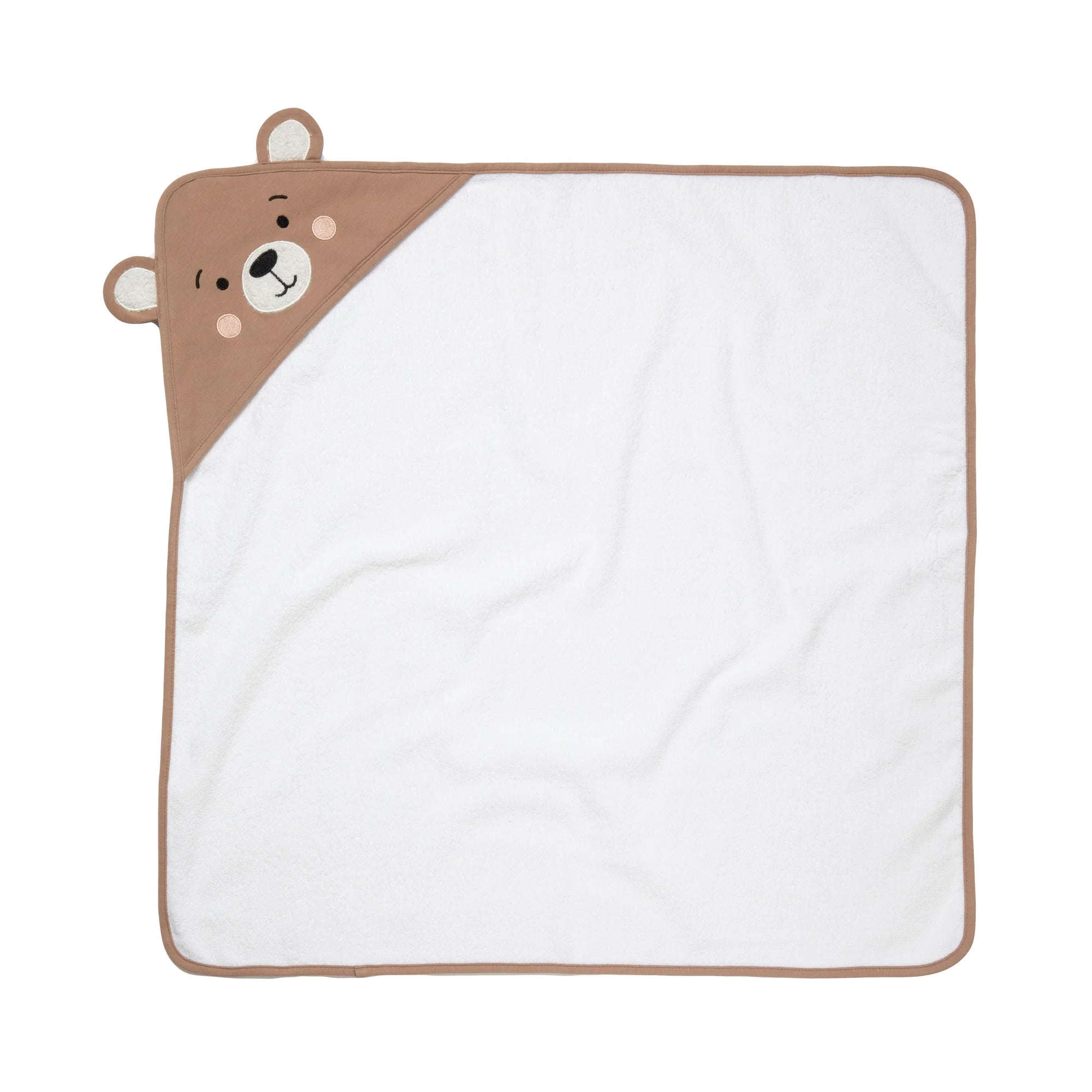 Soft Cotton Hooded Towel for Kids - Cuddly Bear Design | Cozy & Absorbent Baby Bath Towel for Newborns, Toddlers & Infants | Perfect for Bath Time, Swimming & After-Spa Wrap