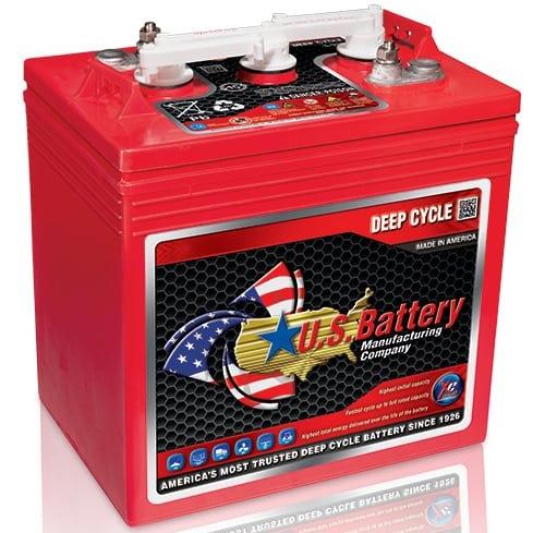 US Battery 6V 220Ah Deep Cycle Golf Cart Battery - US2000XC GC2 - Perfect for Golf Carts, RVs, Solar Systems & Marine Applications
