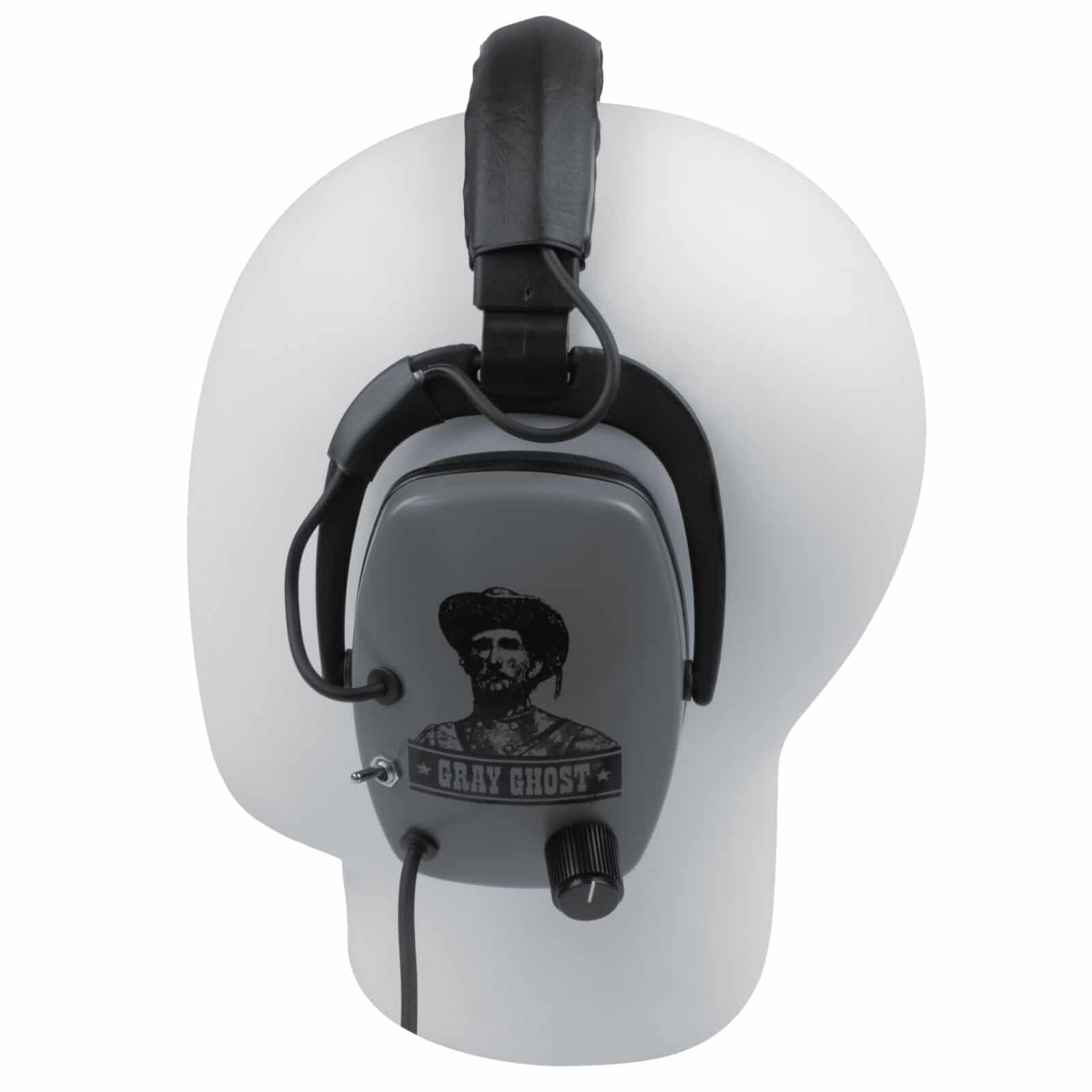 DetectorPro Original Gray Ghost Platinum Series Metal Detector Headphones with 1/4