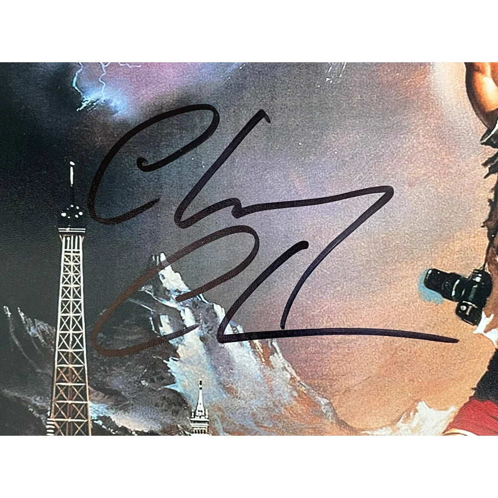 Chevy Chase & Beverly D'Angelo Autographed European Vacation Movie Poster 11x17 - JSA Certified Collectible for Film Memorabilia Fans & Home Theater Decor