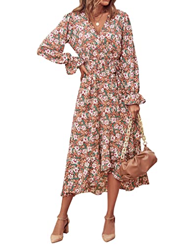 Big Floral Brown Green