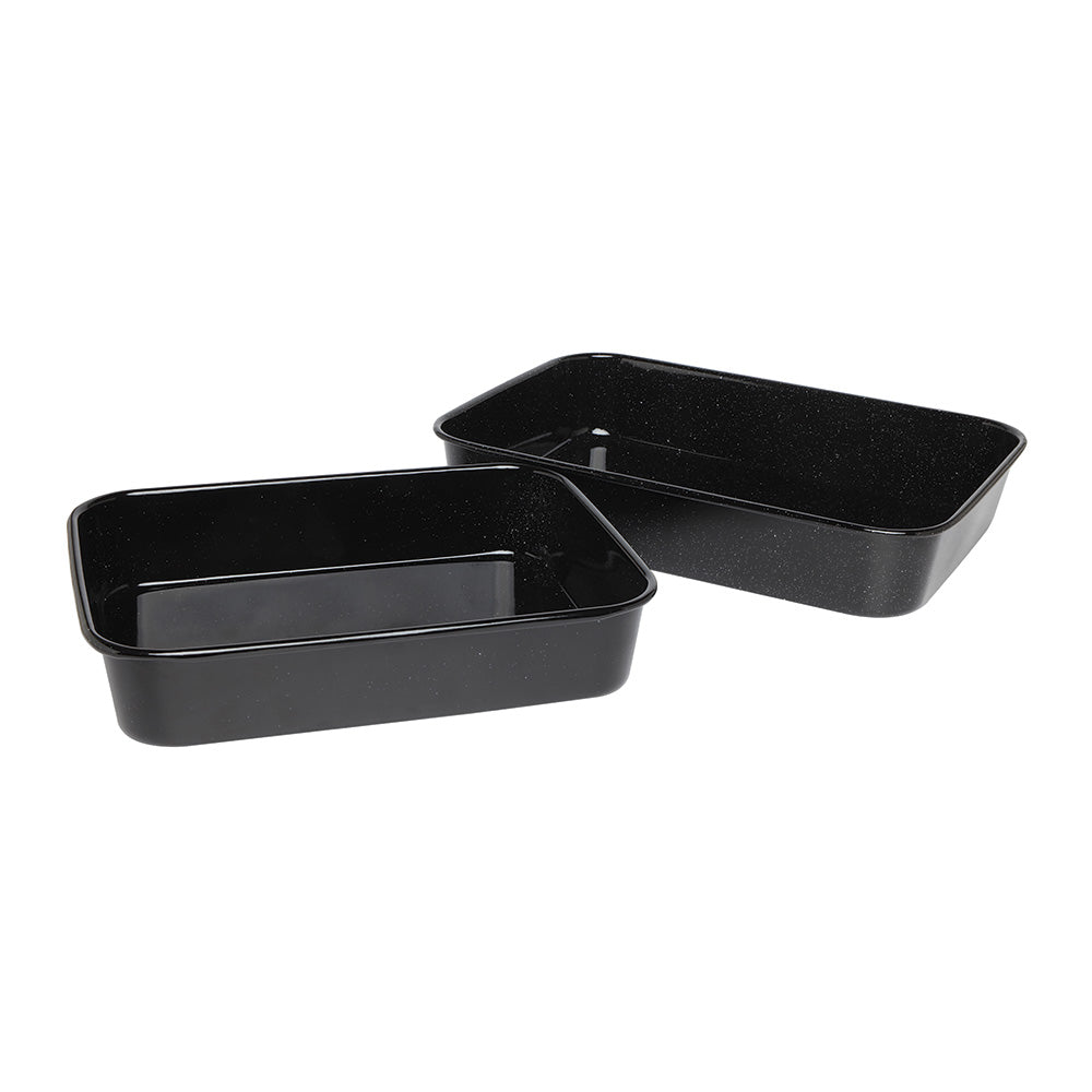 Premium Vitreous Enamel Roaster Set - 15.2