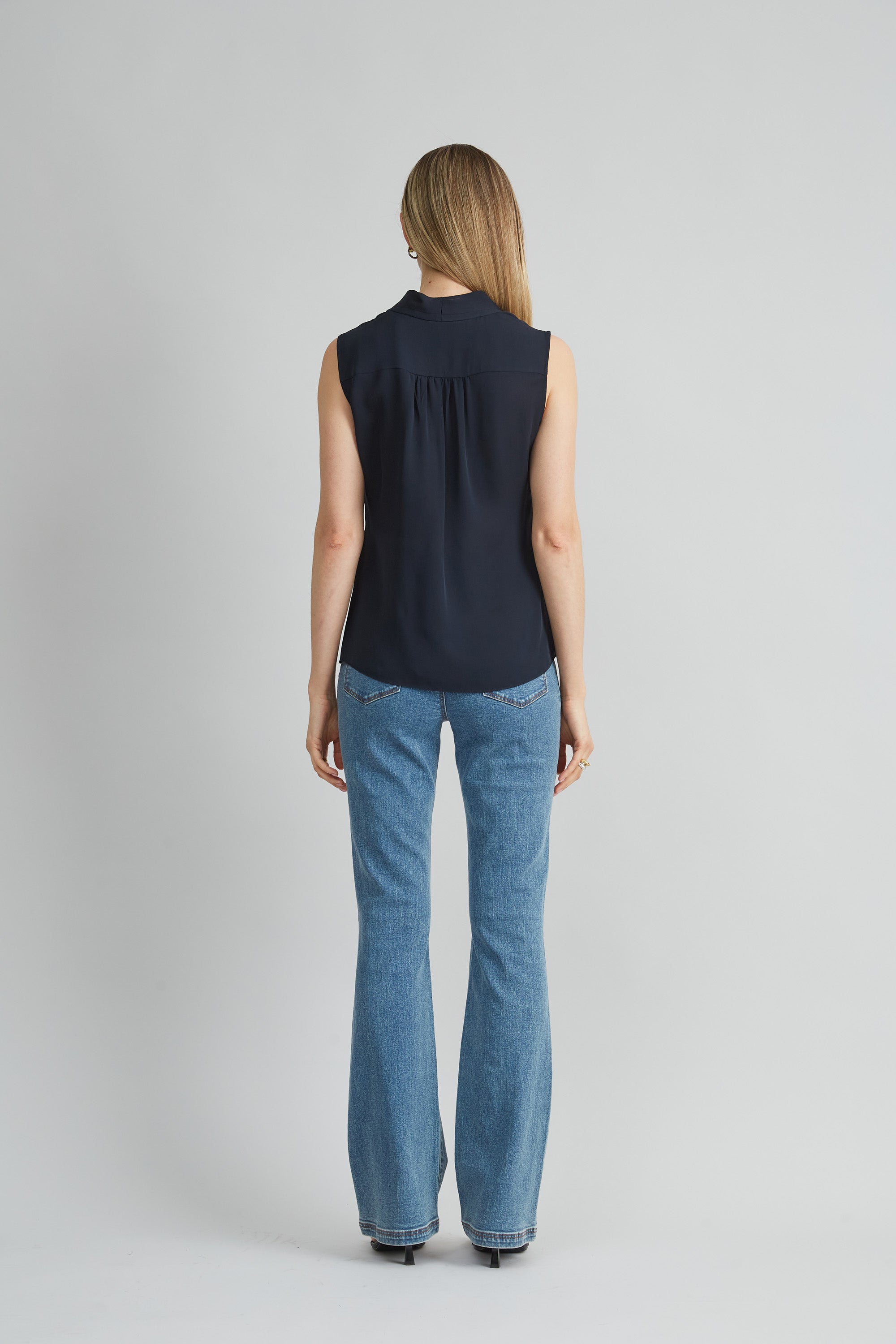 Elegant Silk Side Tie Blouse for Women - Soft & Breathable Summer Tops - Perfect for Office Wear, Date Nights & Casual Outings