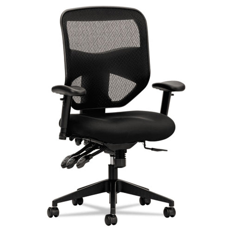 Ergonomic 532 Mesh High Back Task Chair - Adjustable Office Chair with Lumbar Support, Black - Perfect for Home Office, Gaming & Workspaces